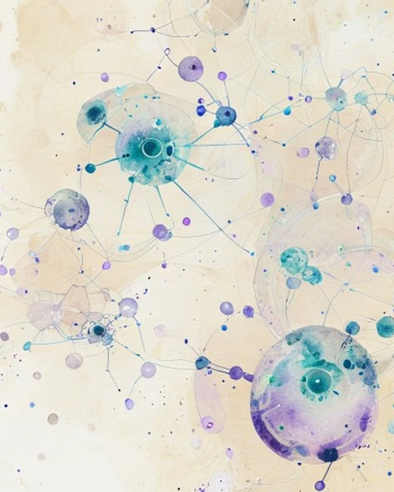 Levaduras y bacterias vistas al microscopio